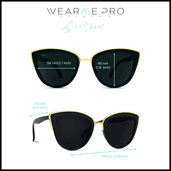 Oversized Cat Eye Sunglasses with Mirrored Reflective Lenses UV Protection main image 5